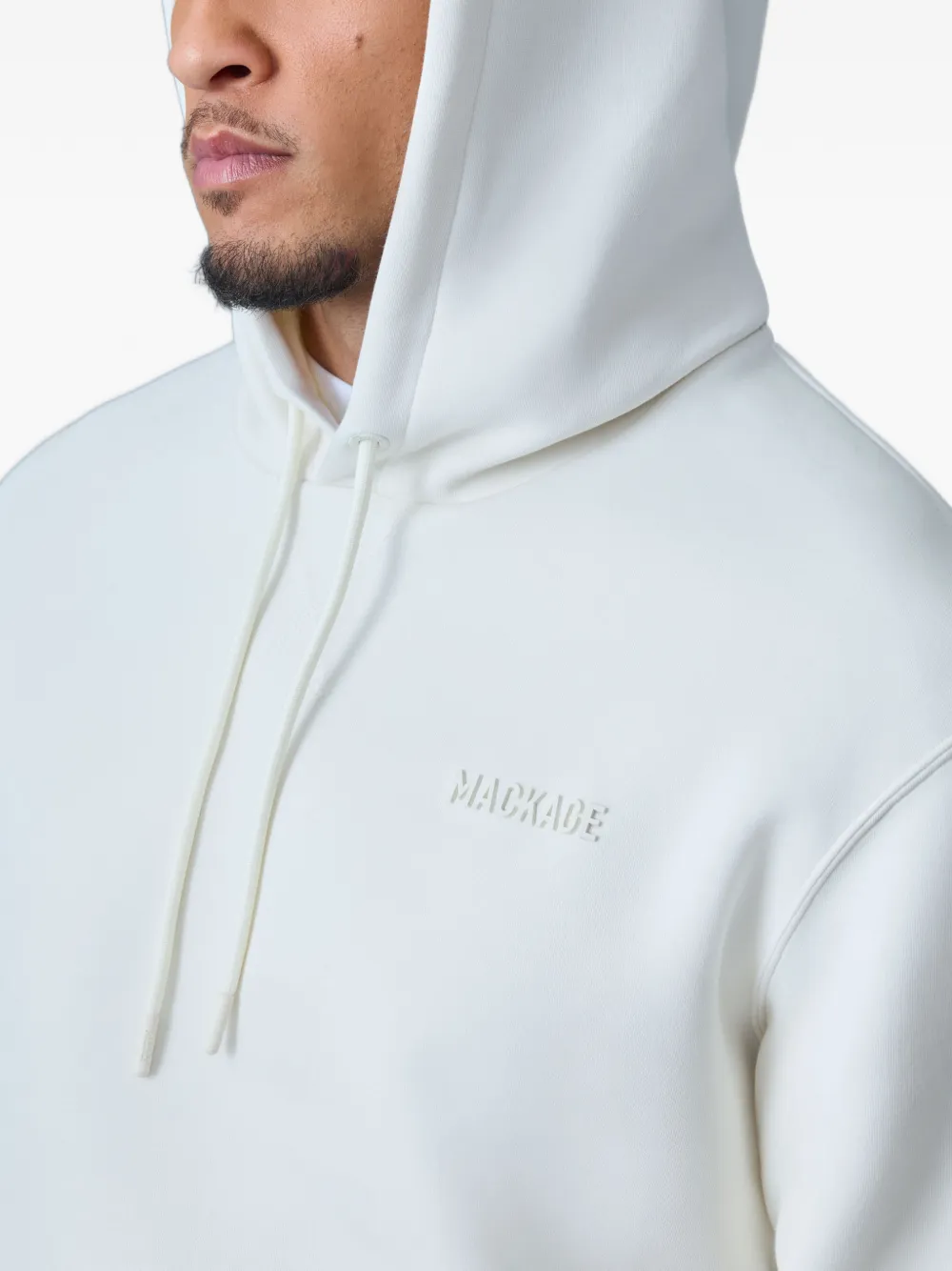 Mackage Kolton hoodie met logodetail Beige