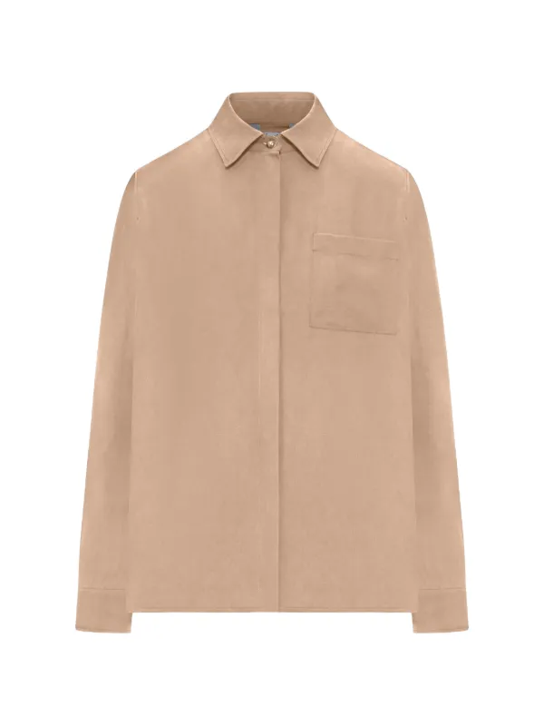 Max Mara Canvas Shirt in Neutrals
