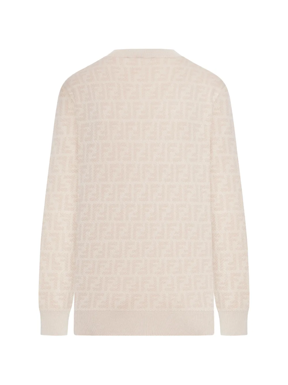  Fendi Jacquard-motif Sweater - Neutrals 