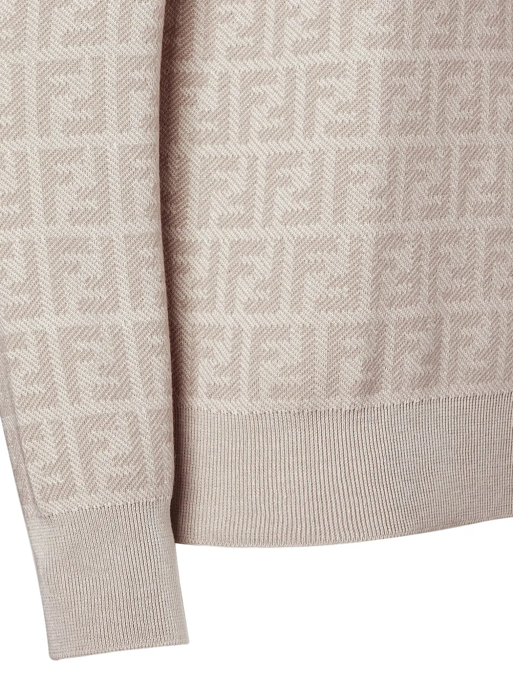 FENDI Gebreide trui met patroon Beige