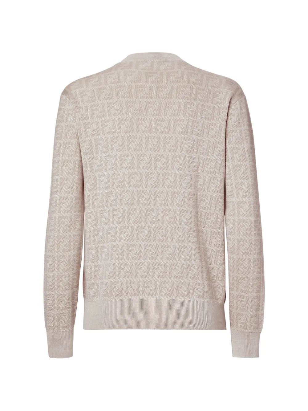 FENDI Gebreide trui met patroon Beige