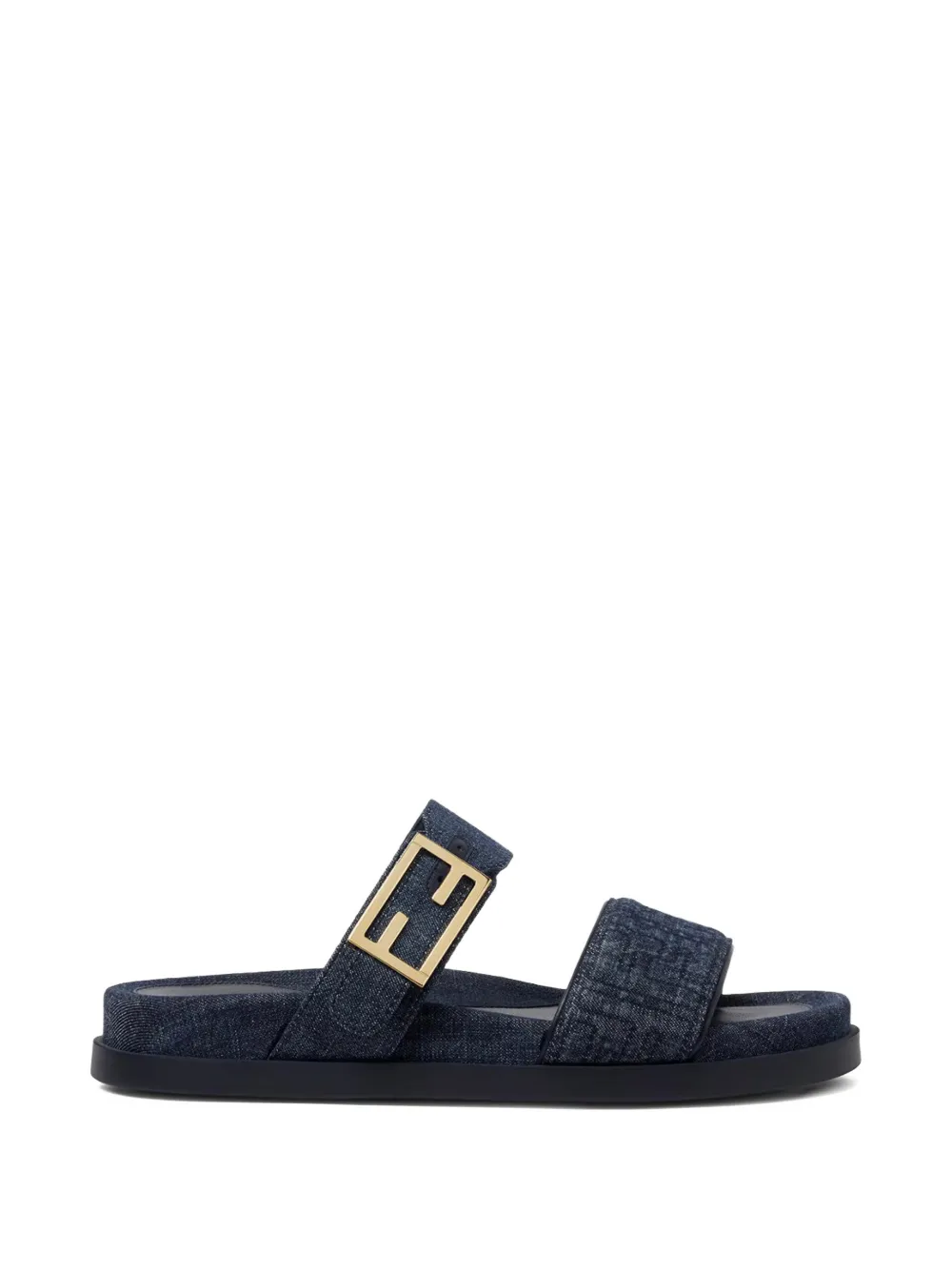 FENDI Feel FF double-strap sandals Blauw