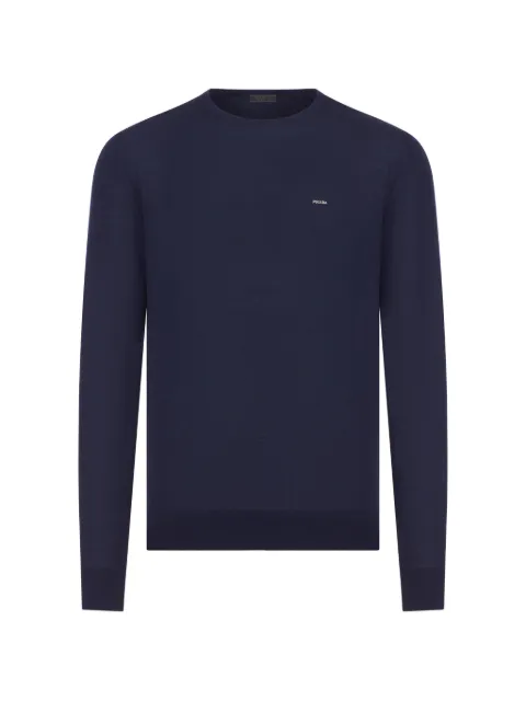 Prada embroidered fine-knit sweater
