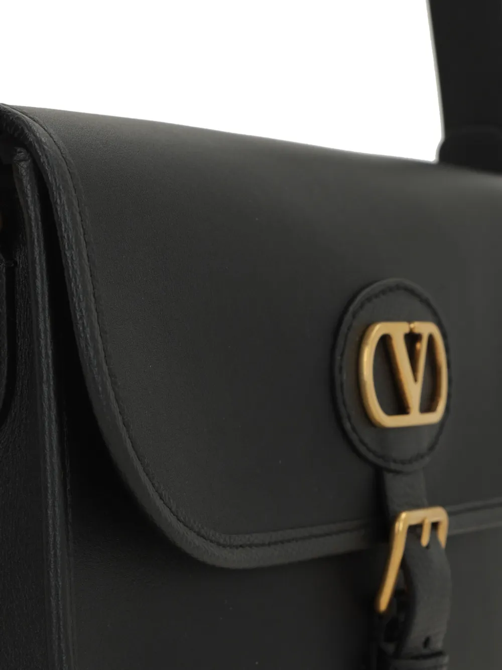 Valentino Garavani Antibes schoudertas met logogesp Zwart
