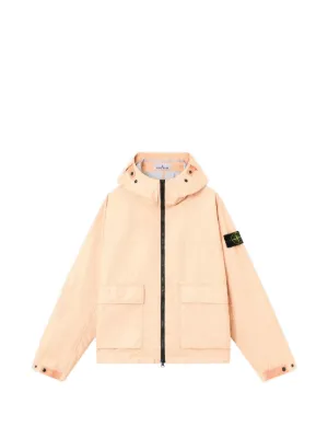 STONE  ベージュジャケット Stone Island フーデッド ポケットジャケット | ニュートラル