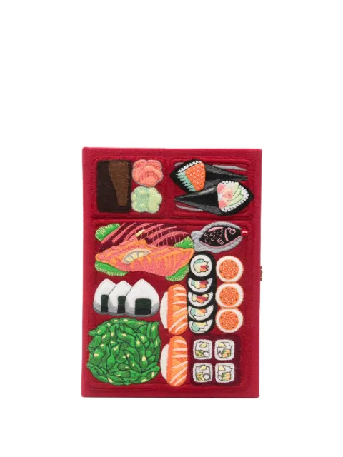 Olympia Le-Tan Bento Box-clutch med broderi