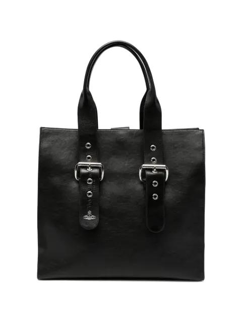 Vivienne Westwood bolso shopper Alex de piel con detalle de hebilla