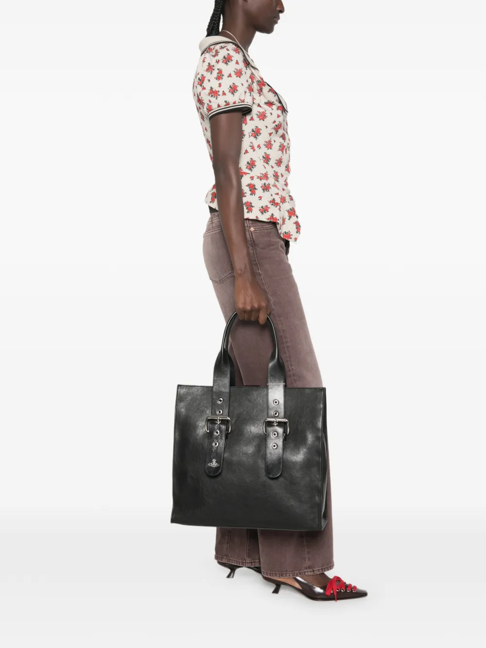 Vivienne Westwood Alex Tote Bag in Black, view 2