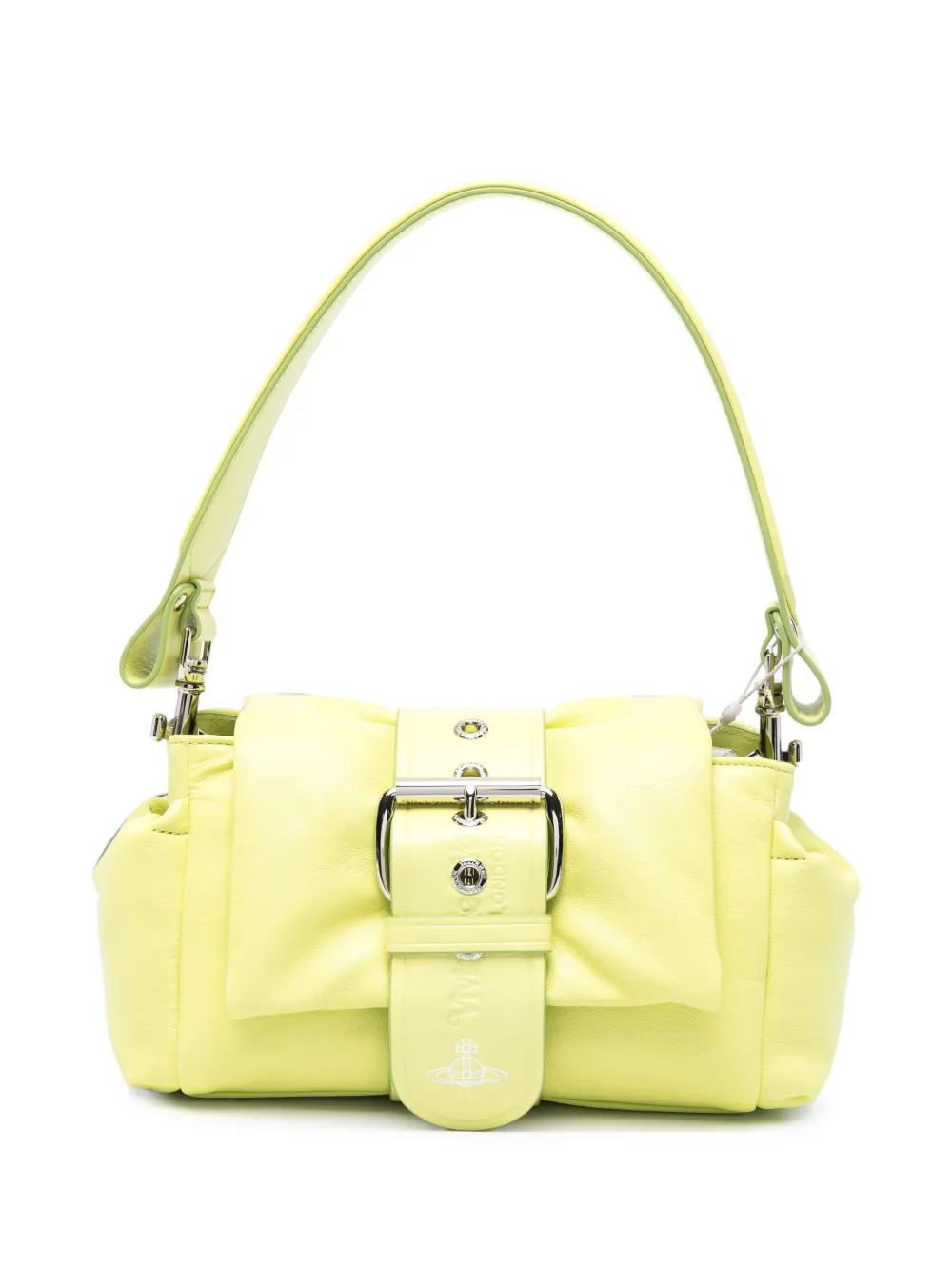 Vivienne Westwood Hazel Treasure leather shoulder bag - Giallo