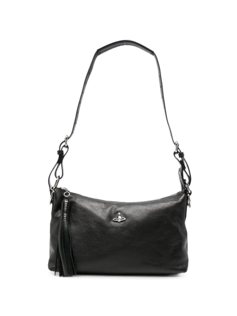 Vivienne Westwood Emma Orb-plaque shoulder bag - Nero