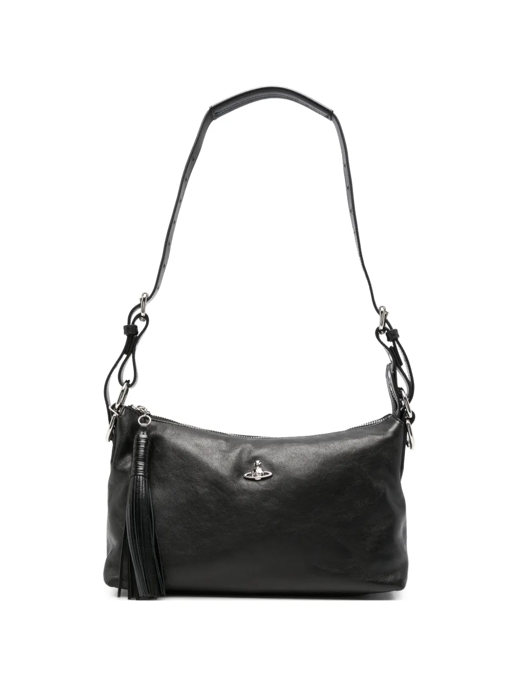 Vivienne Westwood Emma Orb-plaque shoulder bag - Nero
