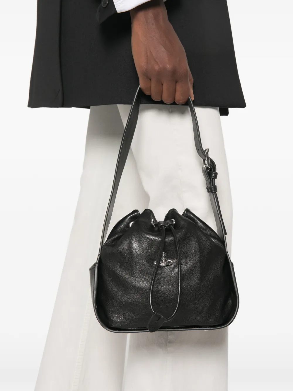 Vivienne Westwood Stacey Bucket Bag | Black | FARFETCH