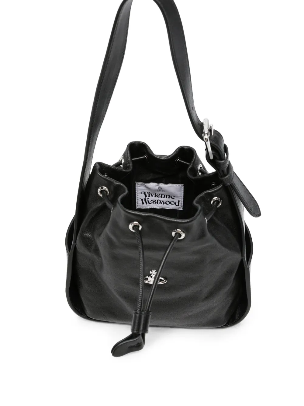 Vivienne Westwood Stacey bucket-tas Zwart