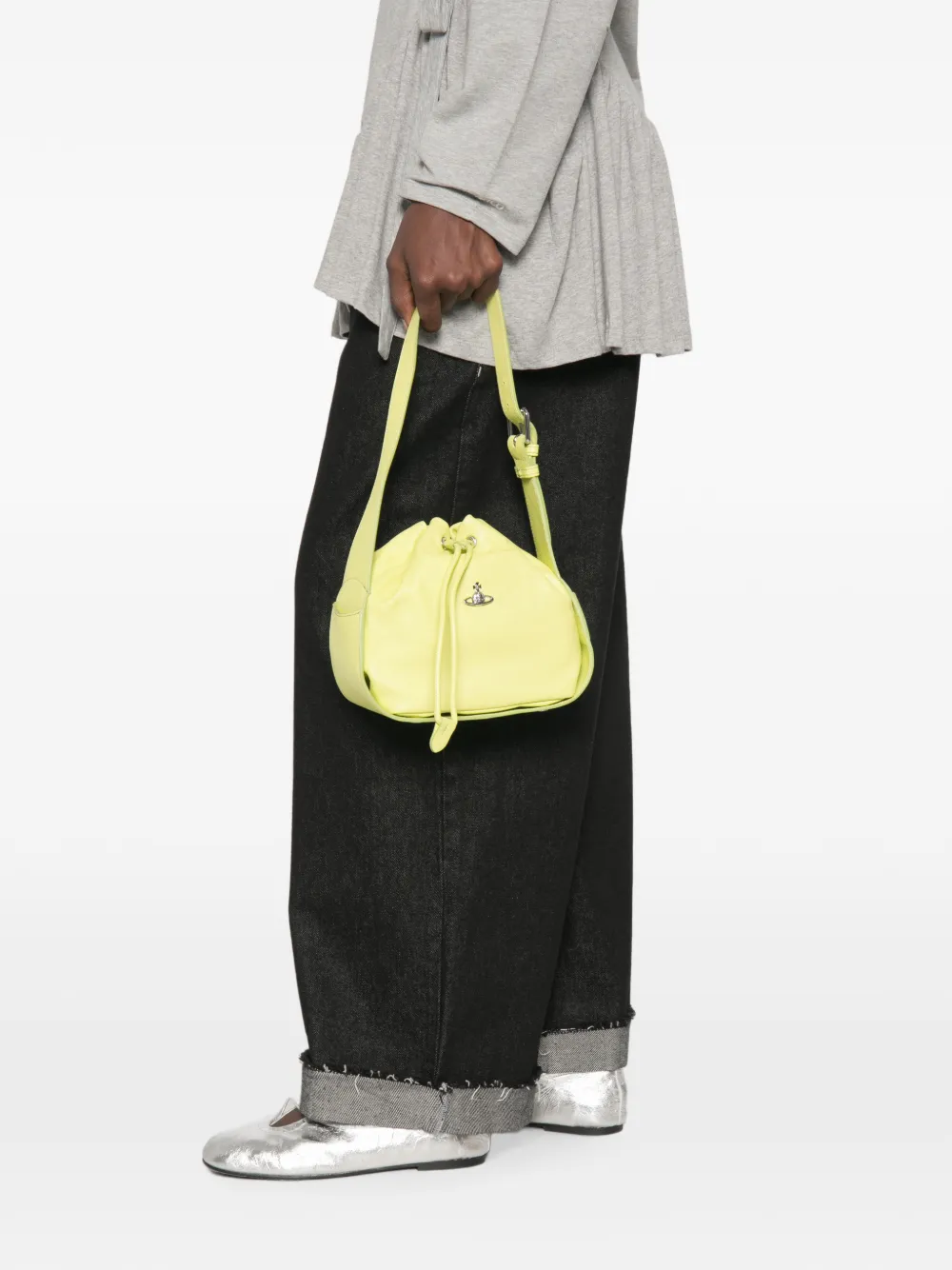 Vivienne Westwood Stacey bucket-tas met Orb-plakkaat Groen