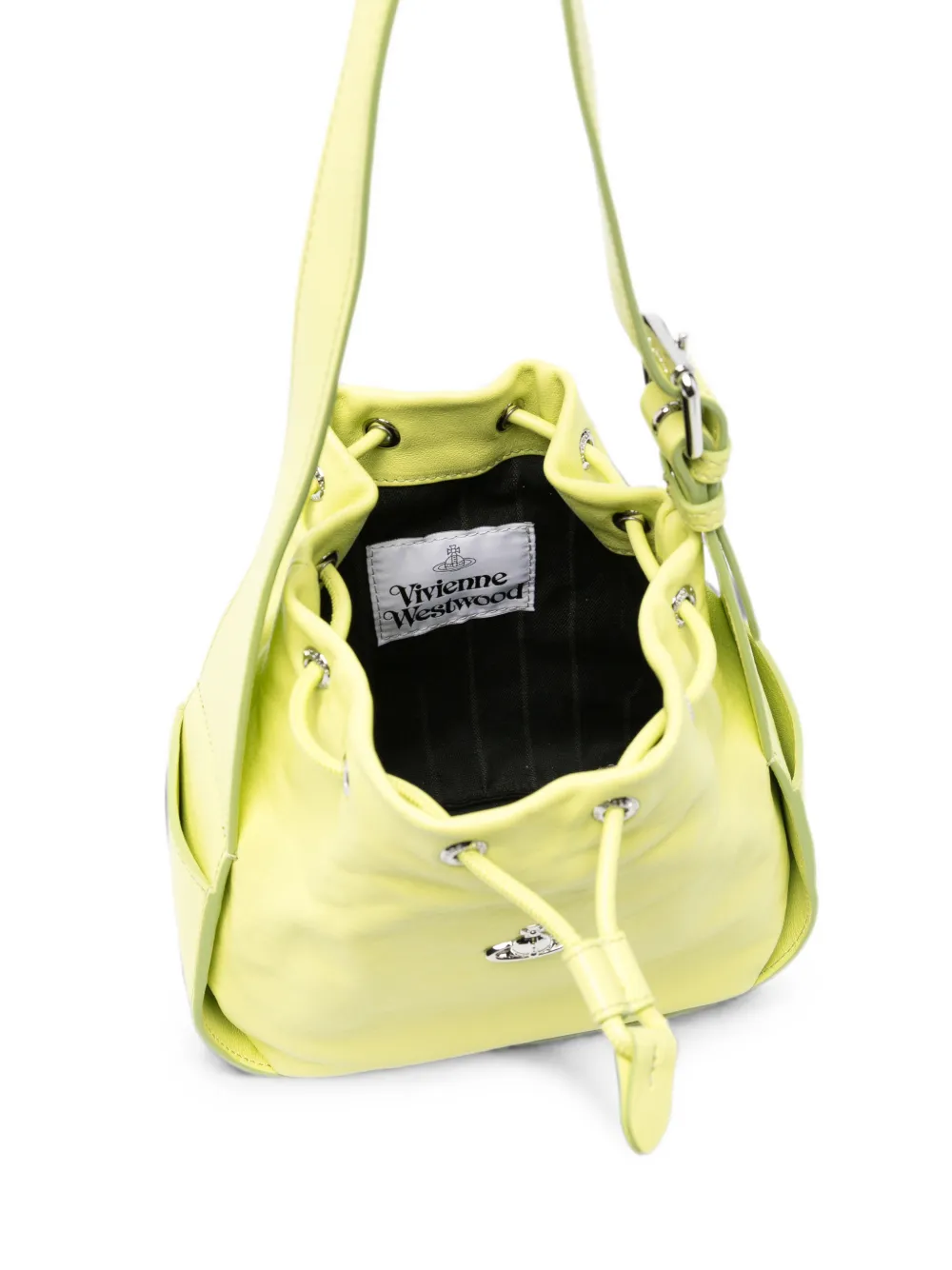 Vivienne Westwood Stacey bucket-tas met Orb-plakkaat Groen