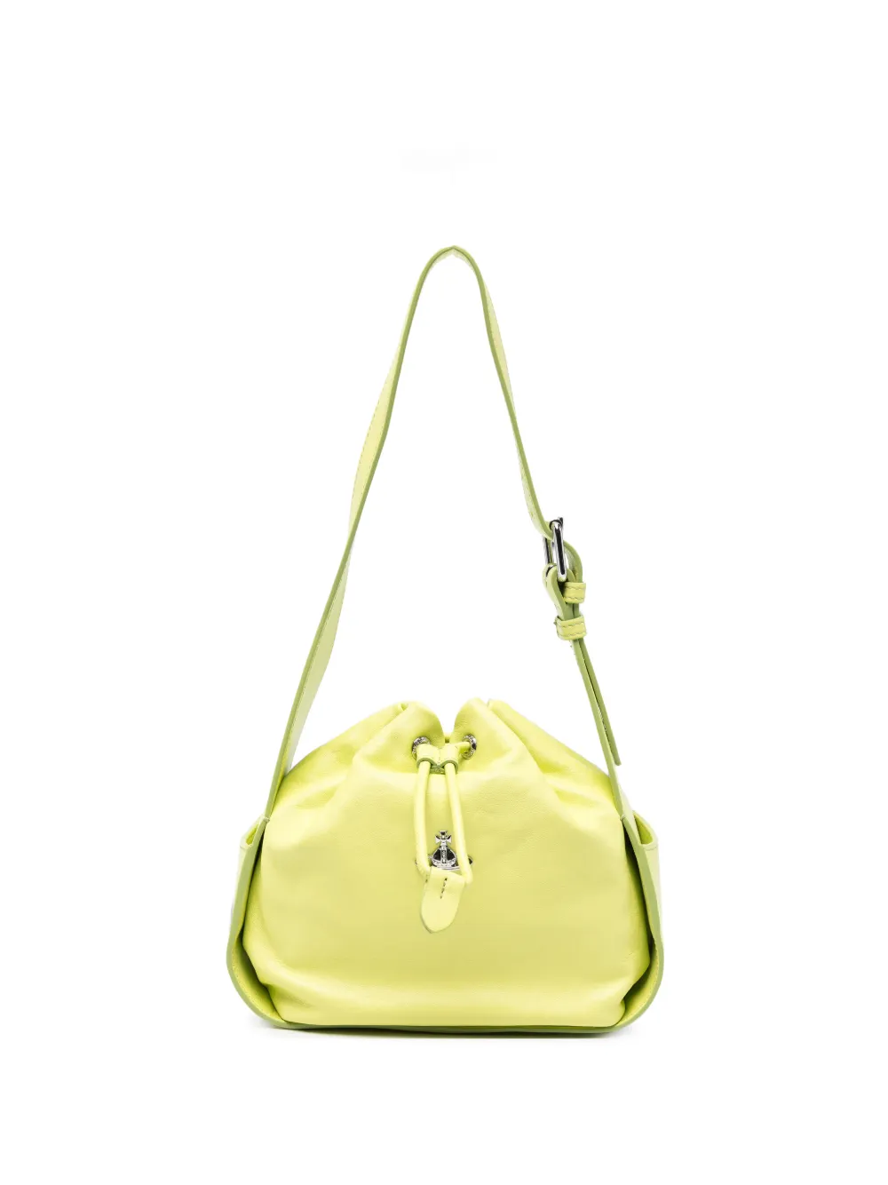 Vivienne Westwood Stacey Orb-plaque bucket bag - Verde