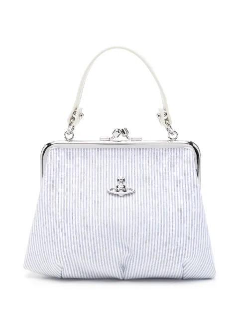 Vivienne Westwood sac à main Granny Frame à rayures