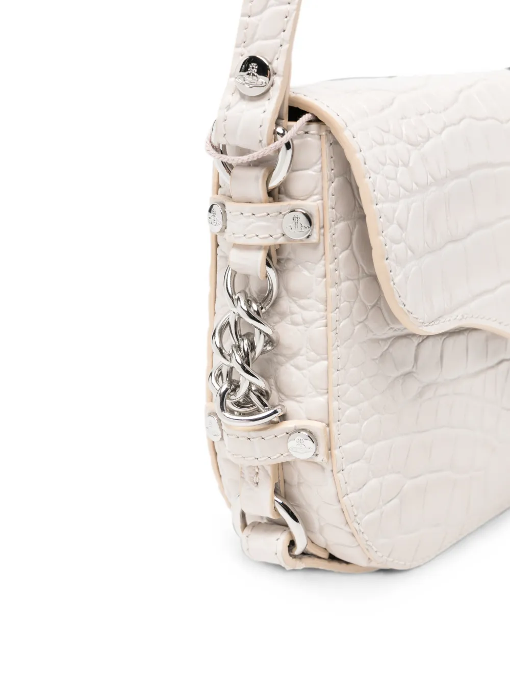 Vivienne Westwood Hunter Flap crossbodytas Beige