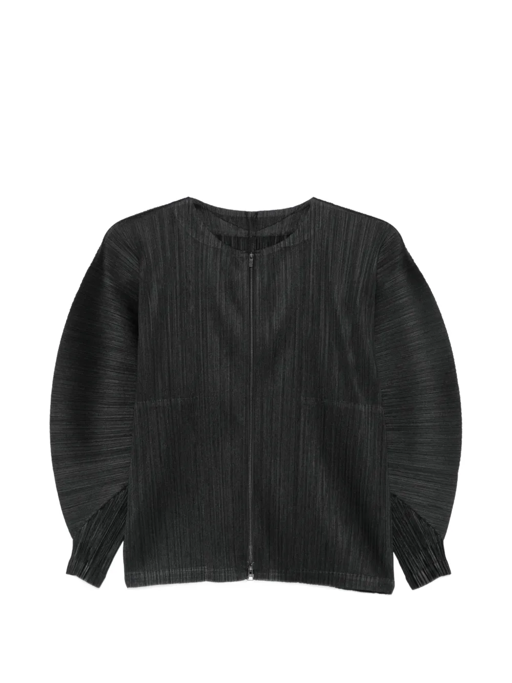 Pleats Please Issey Miyake Monthly Colors: April cardigan - Black