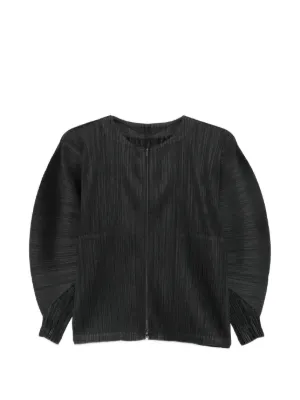 Issey Miyake Linkage ribbed-knit Top | Black | FARFETCH NO