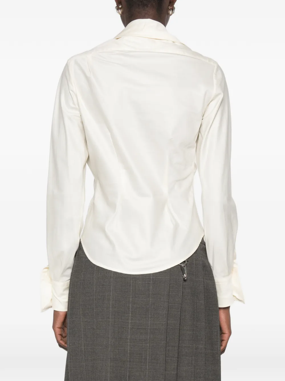 Vivienne Westwood Drunken gedrapeerde blouse Beige