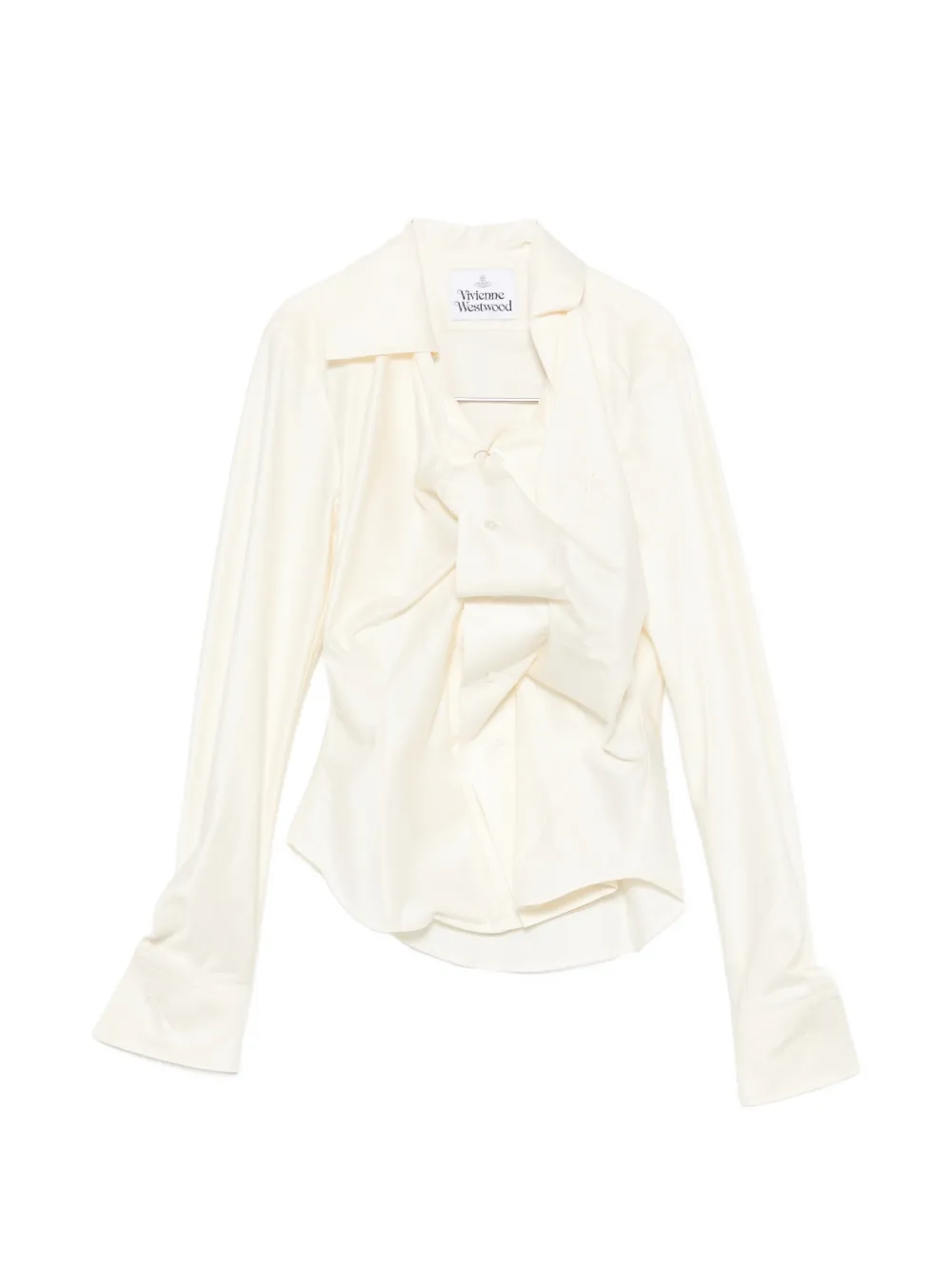 Vivienne Westwood Drunken draped shirt - Toni neutri