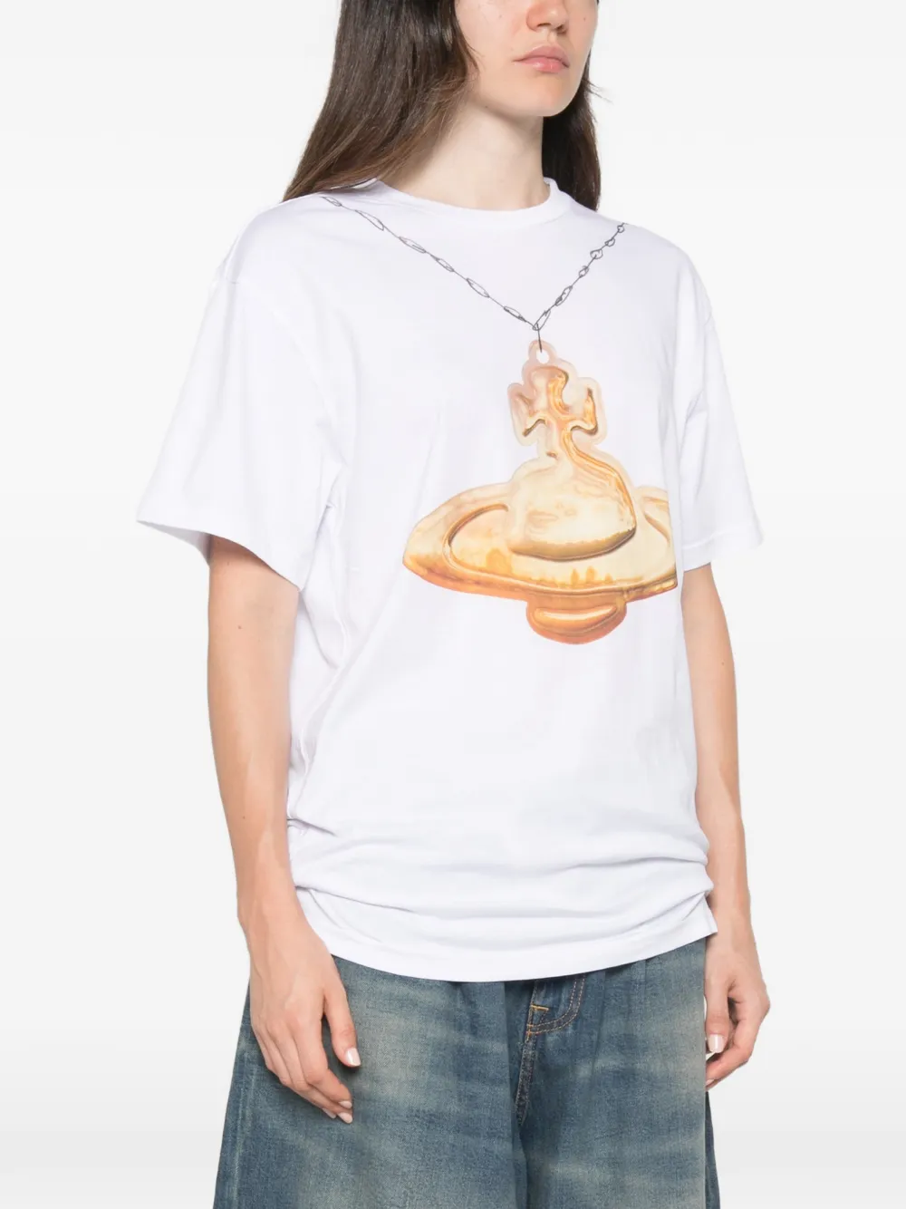 Vivienne Westwood Gold Orb Classic T-shirt Blauw