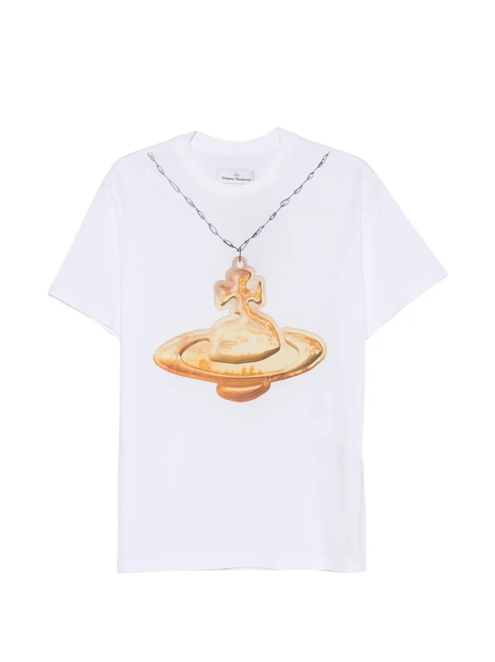 Vivienne Westwood Orb-print ribbed tank top - Blau