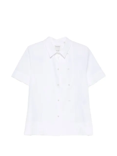 CALVIN KLEIN COLLECTION chemise boutonnée à manches courtes