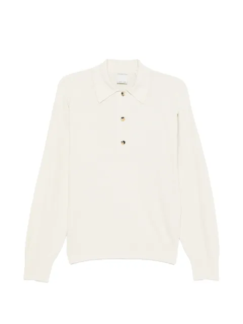 CALVIN KLEIN COLLECTION Helga long-sleeve polo top