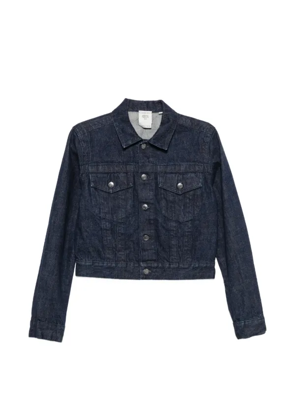 Calvin Klein Collection Lynette Denim Jacket in Blue