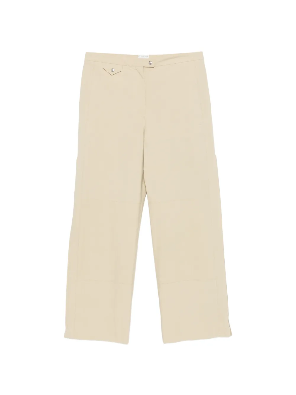 CALVIN KLEIN COLLECTION Gemma zip-detail trousers - Verde