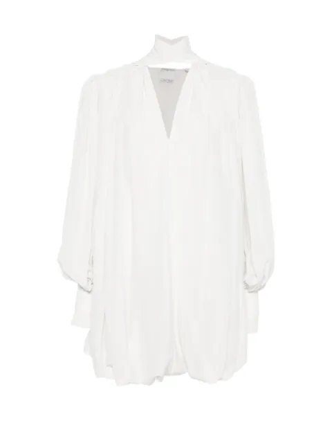 CALVIN KLEIN COLLECTION mini Allegra pleated-bubble dress