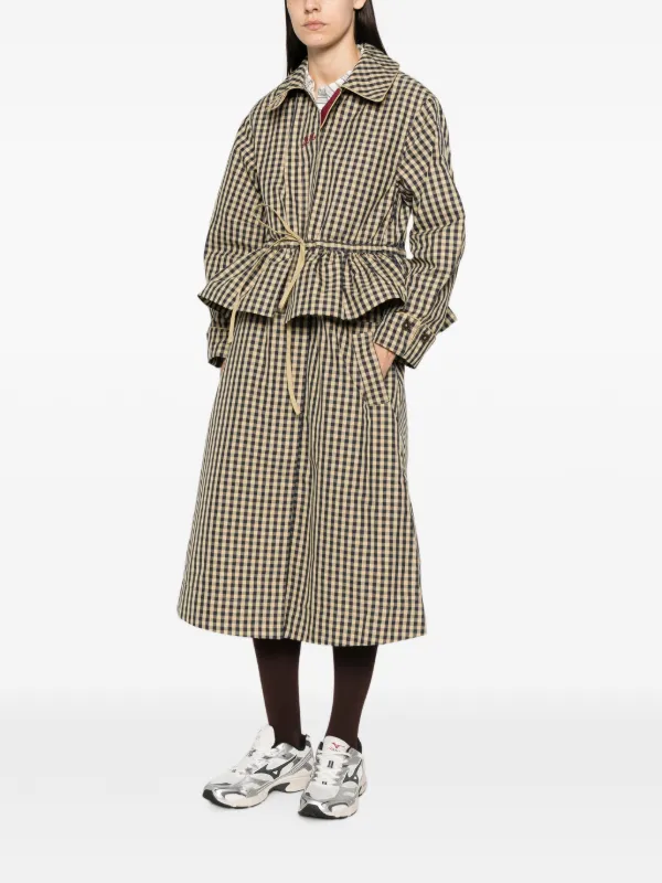 DAMSON MADDER Myrtle Trench Coat | Blue | FARFETCH