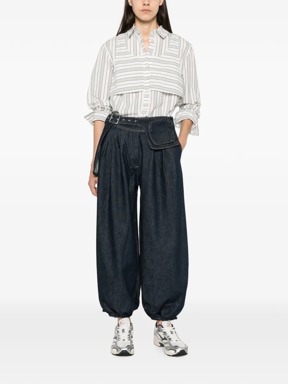 DAMSON MADDER Mavi jeans met ballonpijpen Blauw