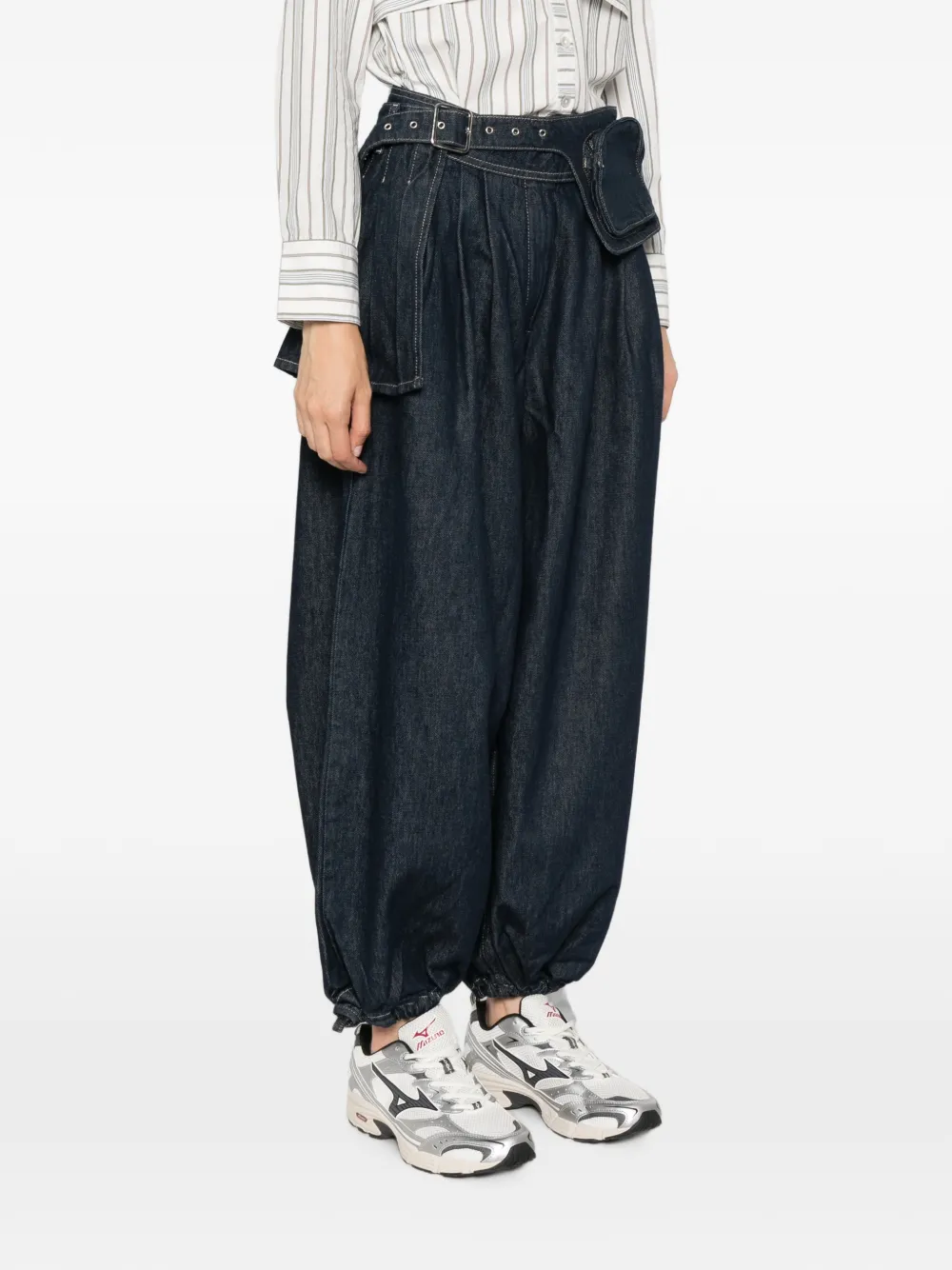 DAMSON MADDER Mavi jeans met ballonpijpen Blauw