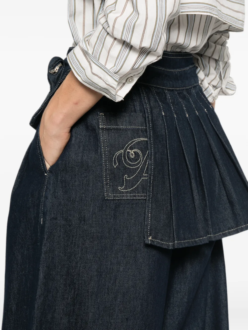 DAMSON MADDER Mavi jeans met ballonpijpen Blauw