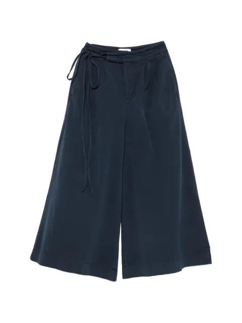 DAMSON MADDER Lotta antiqued-finish culotte trousers