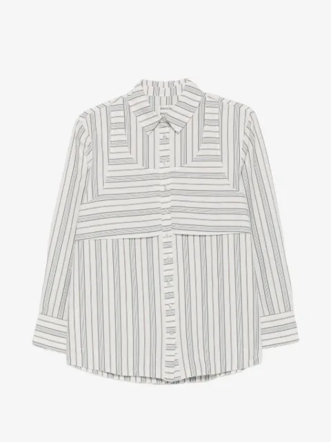 DAMSON MADDER Valeria double-layer striped shirt