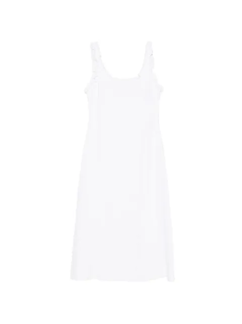 Posse Florence ruffled-seam midi dress