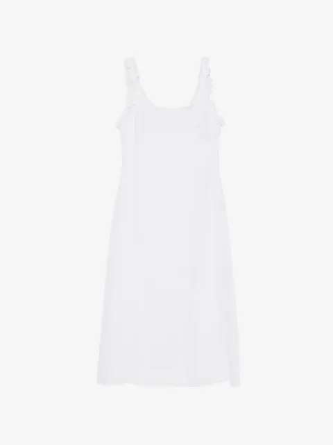Posse Florence ruffled-seam midi dress