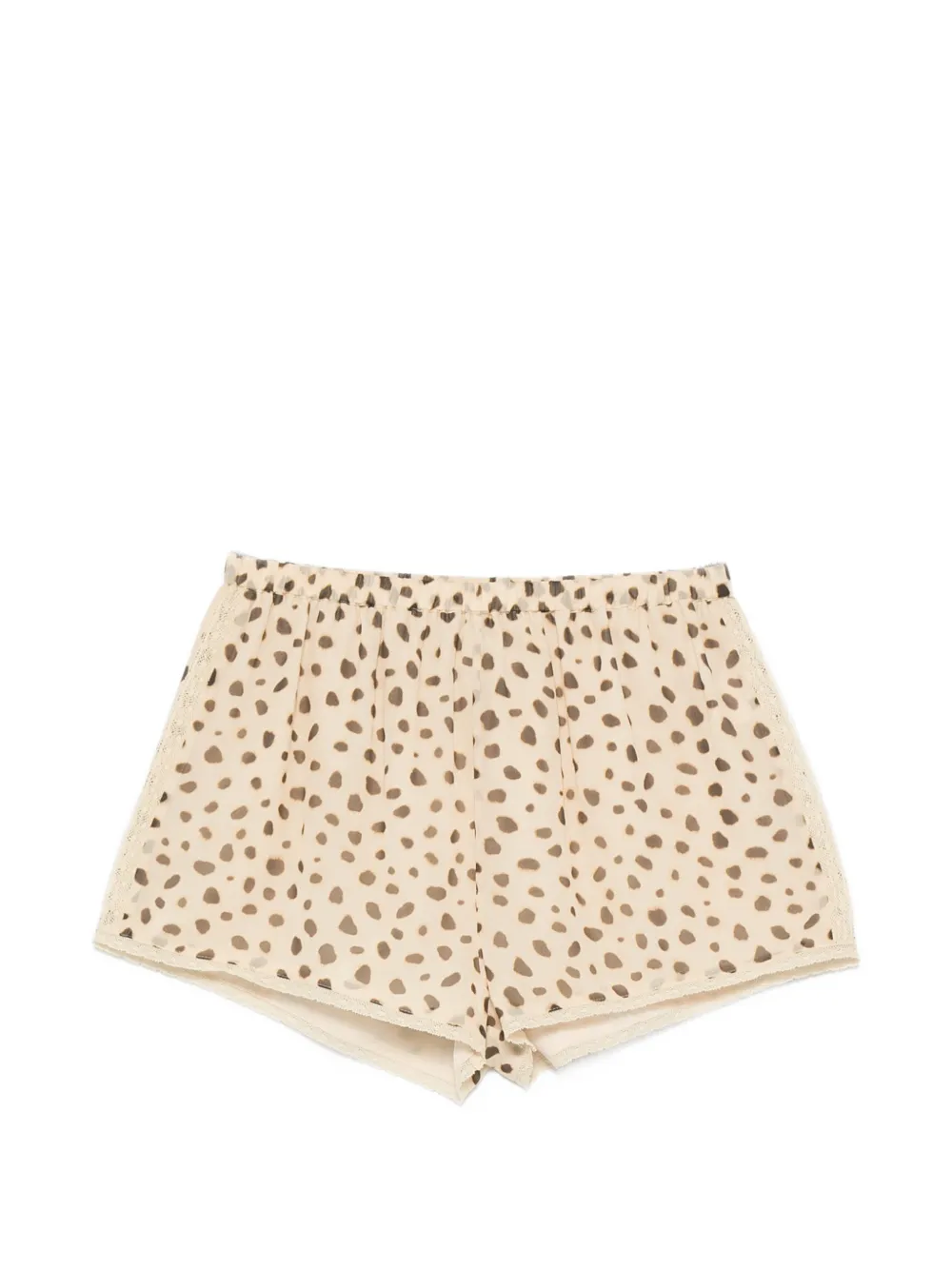 Posse Priscilla cheetah-print shorts - Toni neutri