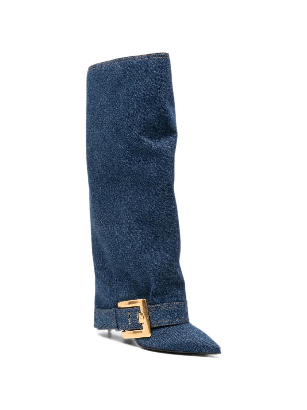 Balmain Anthem buckled boots Blauw