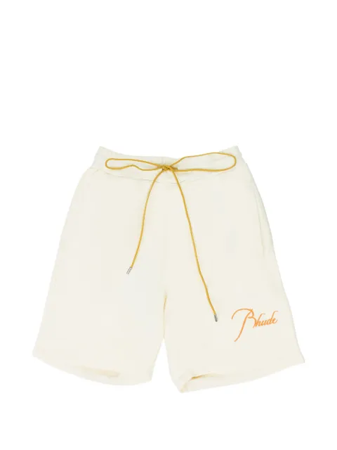 RHUDE logo-detail sweatshorts