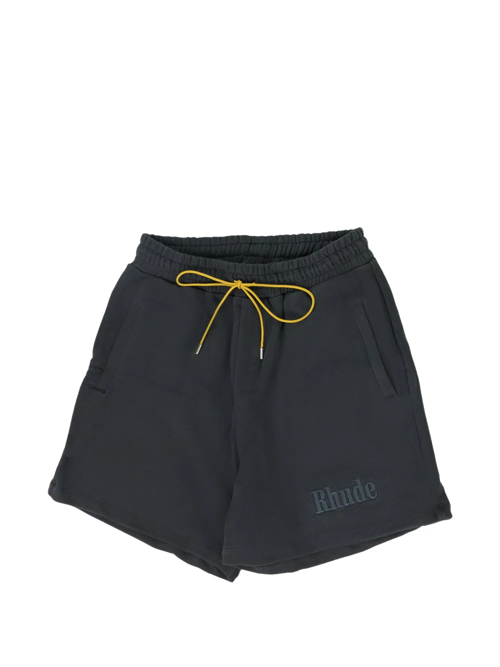 RHUDE logo shorts - Nero