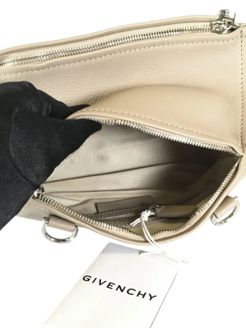 2021 Mini Goatskin Pandora Box Crossbody Bag