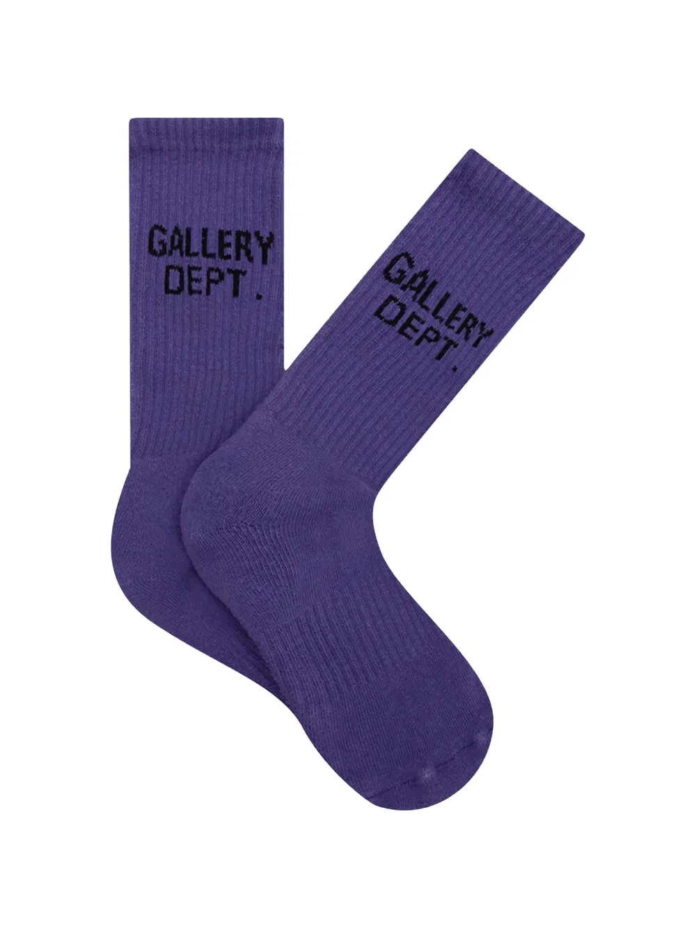 GALLERY DEPT. crew ribbed socks - Viola