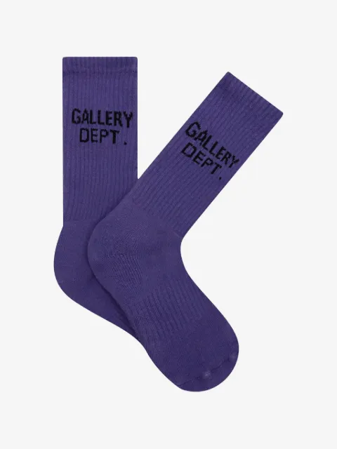 GALLERY DEPT. crew ribbed socks