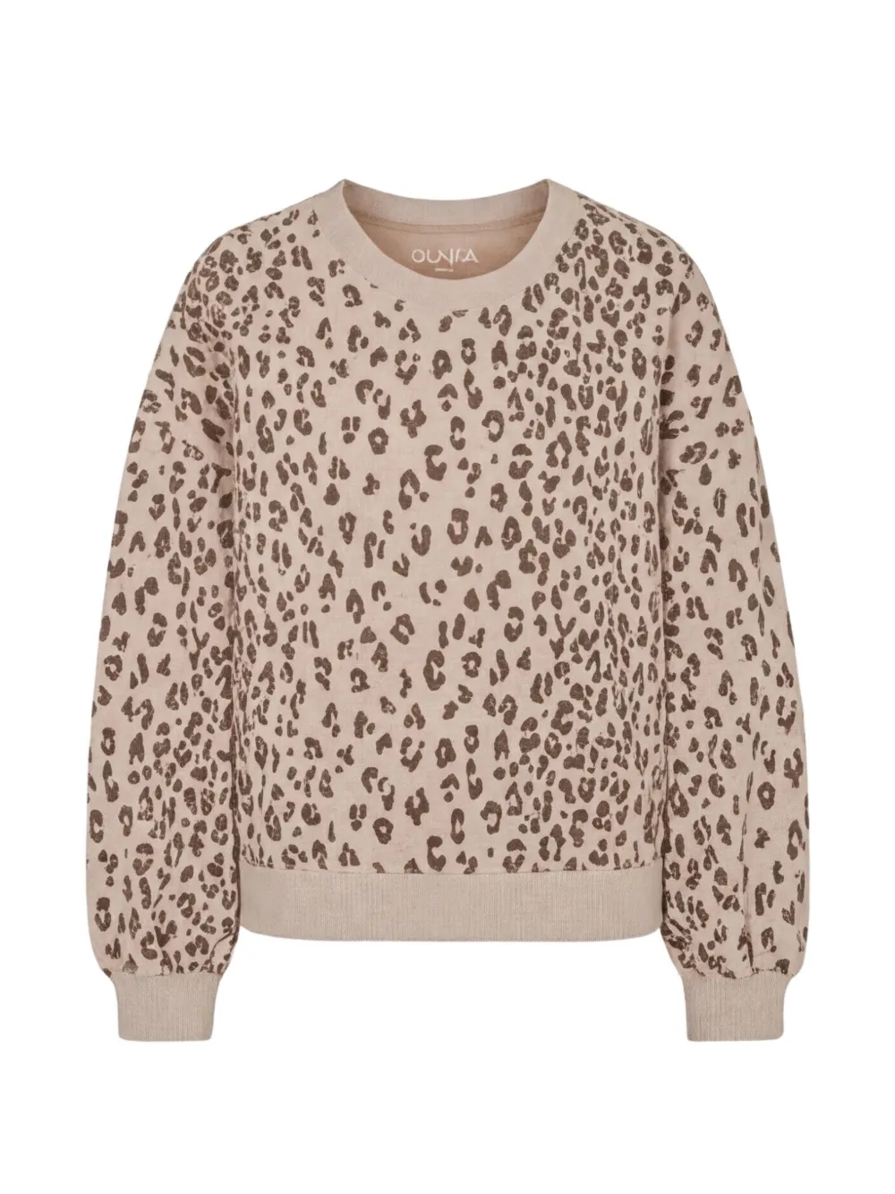 Juvia crew-neck dropped-shoulder sweatshirt - Braun