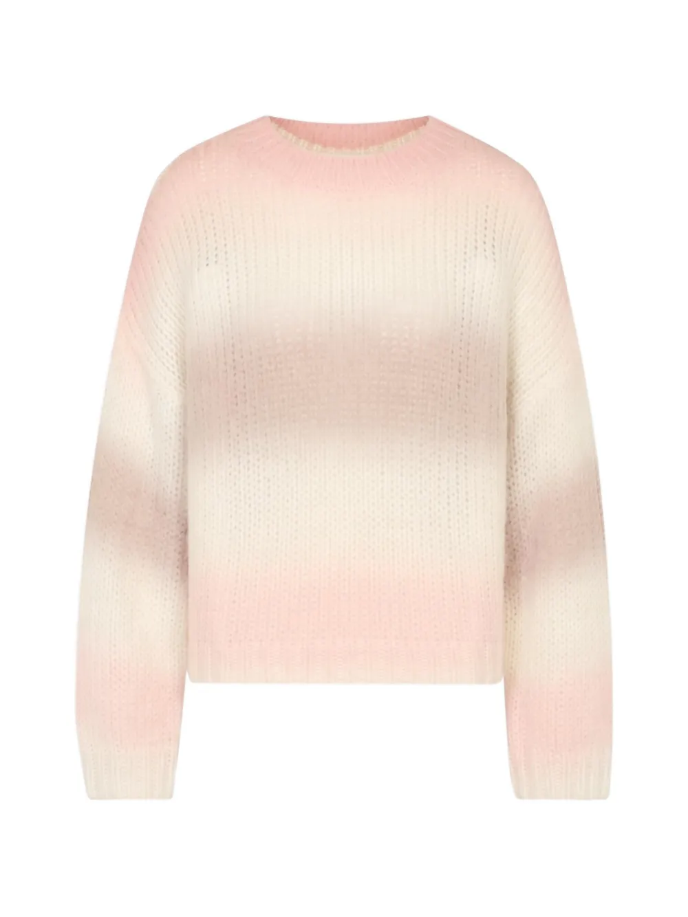 Juvia sprayed stripe sweater - Rosa
